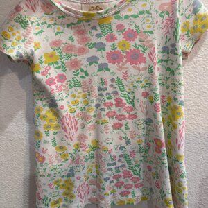 Beaufort & Bonnet Polly Play Dress White Multi Floral Size 2T | EUC